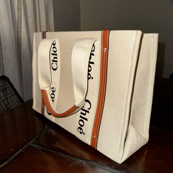 Cream and Tan Women's Bag - Picture 2 of 9